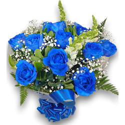 Buquê redondo com 12 rosas...