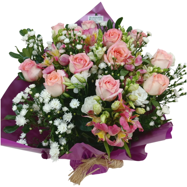 Arranjo com rosas - 1088