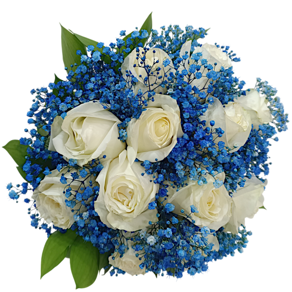 Buquê de noiva com 12 rosas...